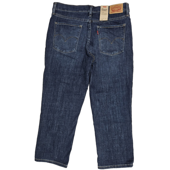 Levi's 311 shaping skinny capri Women's Size 8 Blue Denim Stretch - Picture 1 of 9